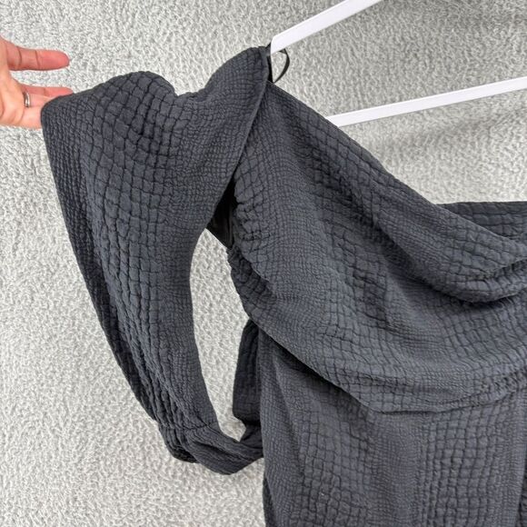 Affliction Women's silk Dress Bailey Tunic Dress Black Premium size 4 - Picture 10 of 13